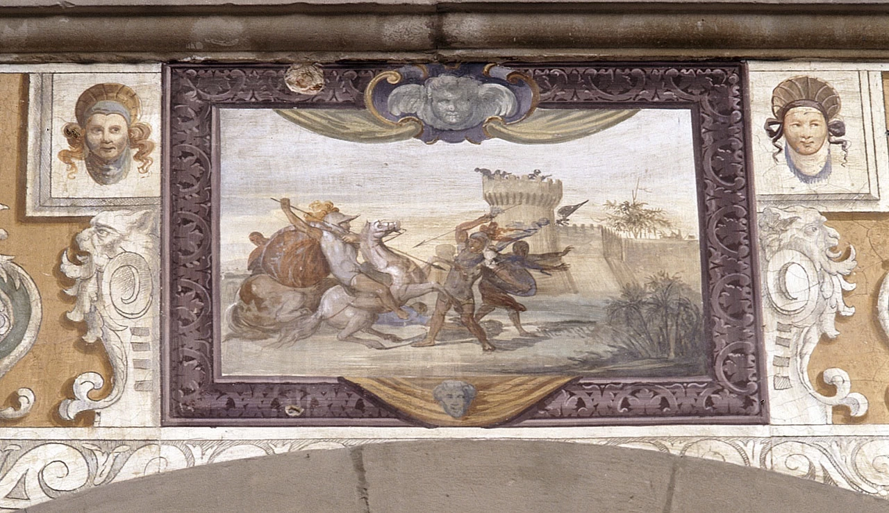 Scena di battaglia - Villa medicea della Petraia, Firenze